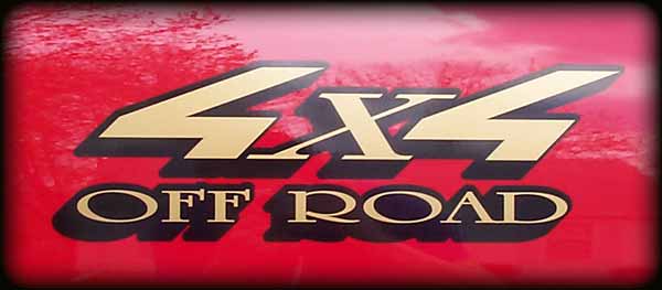 4x4 Off Road Decal